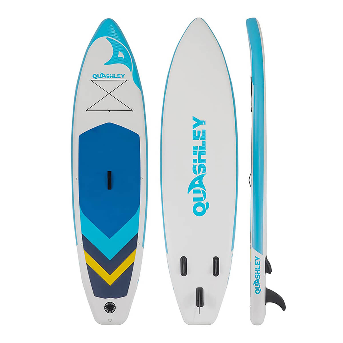 Quashley Inflatable Stand Up Accessories Board with SUP Paddle Premium Surfboard
