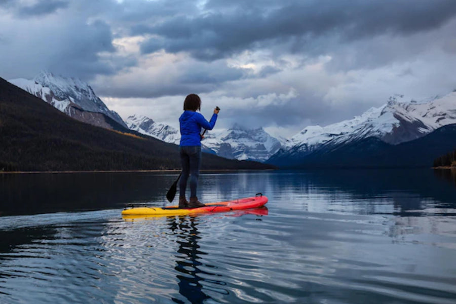Can an inflatable paddle board be used in winter？