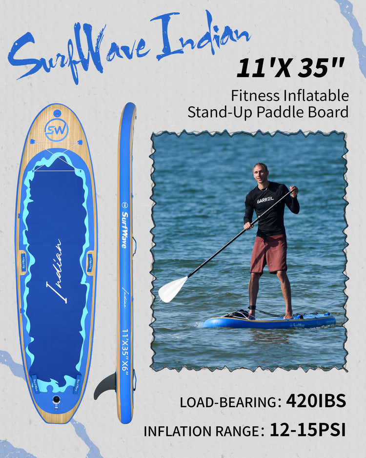 SurfWave Indian Fitness SUP Board Package