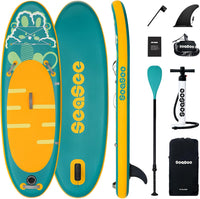 Kids Stand Up Paddle Board with Inflatable SUP Accessories, Durable, Lightweight, Wide Stable Design, Non-Slip Comfort Deck,Inflatable Paddle Board for Kid & Youth