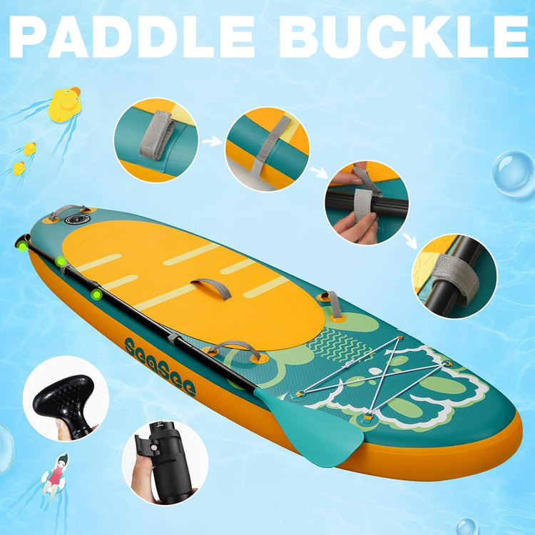 Kids Stand Up Paddle Board with Inflatable SUP Accessories, Durable, Lightweight, Wide Stable Design, Non-Slip Comfort Deck,Inflatable Paddle Board for Kid & Youth