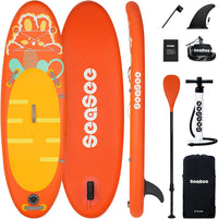 Kids Stand Up Paddle Board with Inflatable SUP Accessories, Durable, Lightweight, Wide Stable Design, Non-Slip Comfort Deck,Inflatable Paddle Board for Kid & Youth