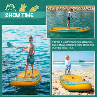 Kids Stand Up Paddle Board with Inflatable SUP Accessories, Durable, Lightweight, Wide Stable Design, Non-Slip Comfort Deck,Inflatable Paddle Board for Kid & Youth