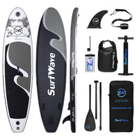 All-Around Inflatable SUP Board,paddle board Pacific 10.8ft Ultra-Stable inflatable stand up Paddle Board for Family & Touring - Includes Pump, Paddle & Backpack