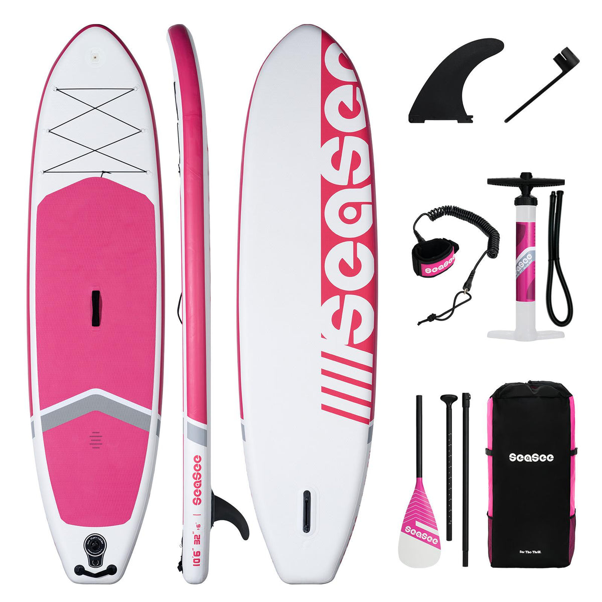 pink paddle board