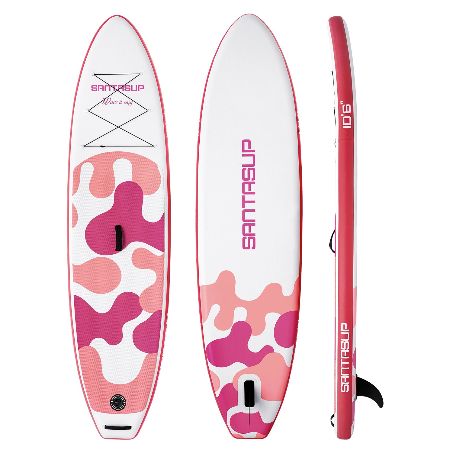 Santasup Inflatable Stand Up Paddle Board With Premium Sup Accessories