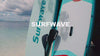 SurfWave Hellgrünes aufblasbares Stand-Up-Paddle-Board-Paket 